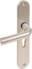 Afbeeldingen van OXLOC Veiligheidslangschild deurduwer + profielcilinder aluminium ovaal PC55
