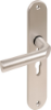 Afbeeldingen van OXLOC Veiligheidslangschild deurduwer + profielcilinder aluminium ovaal PC55