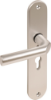 Afbeeldingen van OXLOC Veiligheidslangschild deurduwer + profielcilinder aluminium ovaal PC55
