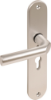 Afbeeldingen van OXLOC Veiligheidslangschild deurduwer + profielcilinder aluminium ovaal PC55