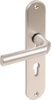Afbeeldingen van OXLOC Veiligheidslangschild deurduwer + profielcilinder aluminium ovaal PC72