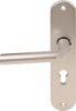 Afbeeldingen van OXLOC Veiligheidslangschild KTB deurduwer + krukgat ovaal L PC72 40MM