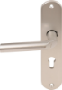 Afbeeldingen van OXLOC Veiligheidslangschild KTB deurduwer + krukgat ovaal L PC72 40MM