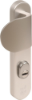Afbeeldingen van OXLOC Veiligheidslangschild KTB deurduwer + krukgat ovaal L PC72 40MM