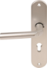 Afbeeldingen van OXLOC Veiligheidslangschild KTB deurduwer + krukgat ovaal L PC72 40MM