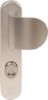 Afbeeldingen van OXLOC Veiligheidslangschild KTB deurduwer + krukgat ovaal R PC72 40MM
