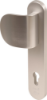 Afbeeldingen van OXLOC Veiligheidslangschild deurduwer + krukgat ovaal L PC92 40MM