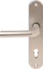 Afbeeldingen van OXLOC Veiligheidslangschild deurduwer + krukgat ovaal L PC92 40MM