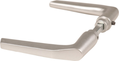 Afbeeldingen van OXLOC Deurkruk haaks-model Nantes aluminium F1 38-42MM