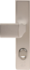 Afbeeldingen van OXLOC Veiligheidslangschild deurduwer + kerntrekbeveiliging + profielcilinder aluminium recht PC92