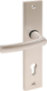 Afbeeldingen van OXLOC Veiligheidslangschild deurduwer + kerntrekbeveiliging + profielcilinder aluminium recht PC92