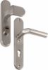 Afbeeldingen van OXLOC Veiligheidslangschild deurduwer + kerntrekbeveiliging + profielcilinder aluminium ovaal PC85