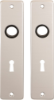 Afbeeldingen van OXLOC Kortschild krukgat + sleutelgat Roubaix aluminium SL56