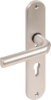 Afbeeldingen van OXLOC Veiligheidslangschild deurduwer + profielcilinder aluminium ovaal PC72