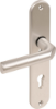Afbeeldingen van OXLOC Veiligheidslangschild deurduwer + profielcilinder ovaal aluminium PC85