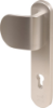 Afbeeldingen van OXLOC Veiligheidslangschild deurduwer + profielcilinder ovaal aluminium PC85