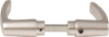 Afbeeldingen van OXLOC Deurkruk blokmodel Bordeaux aluminium F1 38-42MM