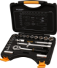 Afbeeldingen van IRONSIDE Dopsleutelset ½" + ratel 45T 22x