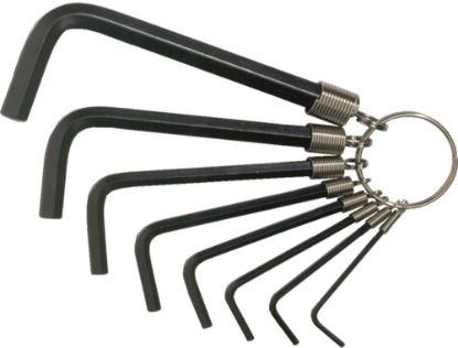 Afbeeldingen van IRONSIDE Inbussleutelset op ring 2-10MM 8x