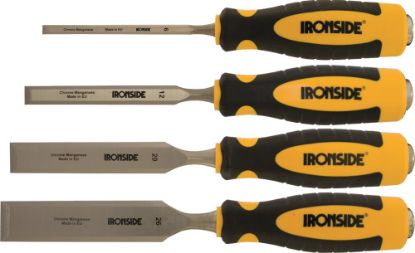 Afbeeldingen van IRONSIDE Steekbeitelset 2-componenten 6-12-20-26MM 4x