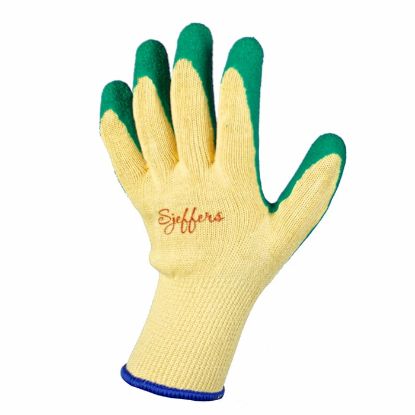 Afbeeldingen van SJEFFERS Werkhandschoenen latex groen 10 12x
