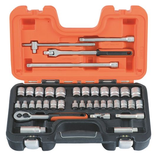 Afbeeldingen van BAHCO Doppenset ⅜" 6-22MM DIN3120 37-delig