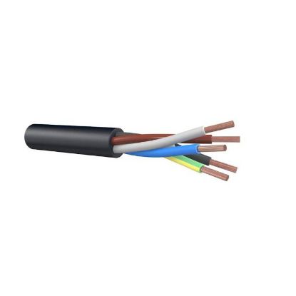 Afbeeldingen van Neopreen kabel H07RN-F ECA zwart 5G2,5MM² 100M