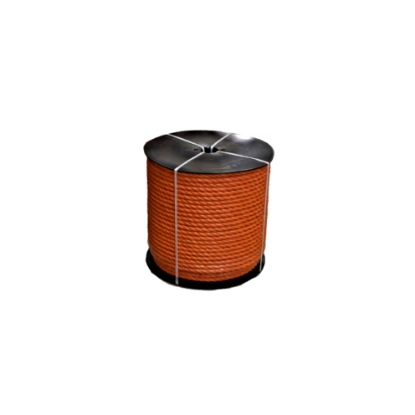 Afbeeldingen van Touw geslagen polypropyleen oranje 10MM 220M