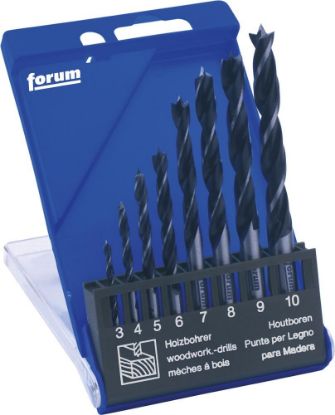 Afbeeldingen van FORUM Houtspiraalborenset SP-staal 8x
