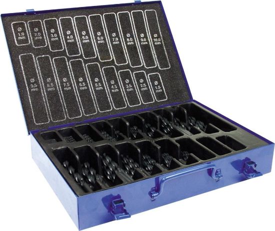 Afbeeldingen van FORUM Metaalborenset HSS DIN338 type N rolgewalst 1-10MM 170x