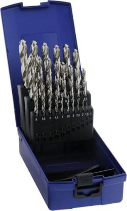 Afbeeldingen van FORUM Metaalborenset HSS DIN338 type N geslepen 1-13MM 25x