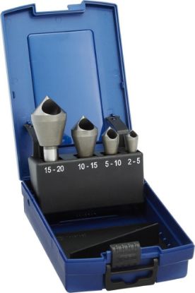 Afbeeldingen van FORUM Ontbraamverzinkerset HSS-E QL 90° 5,0-20,0MM 4x