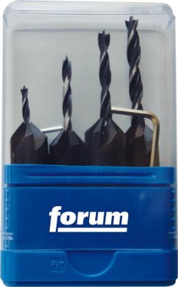 Afbeeldingen van FORUM Opsteekverzinkerset HS met boor 3-6MM 4x