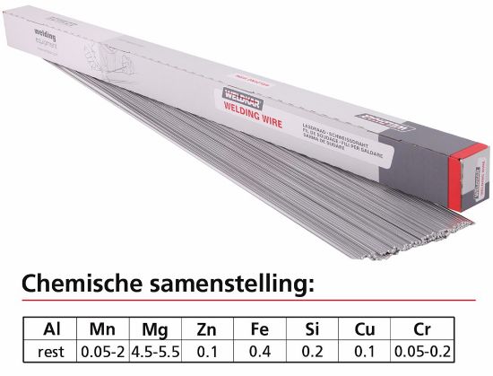 Afbeeldingen van Lasstaaf WK AlMg 5 2,00MM