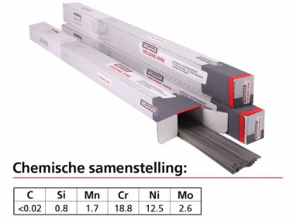 Afbeeldingen van Lasstaaf WK RVS 316-LSI 1,20MM