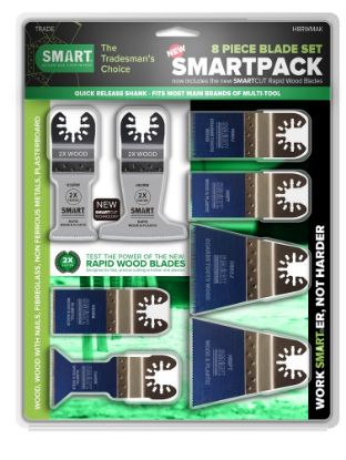 Afbeeldingen van SMART Multitool bladenset hout & nagels 8x
