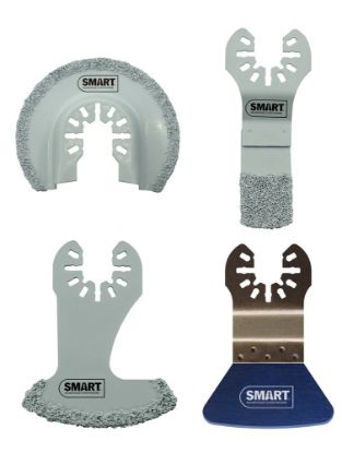 Afbeeldingen van SMART Multitool bladenset tegels 4x