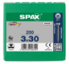 Afbeeldingen van SPAX Universele schroef verzonkenkop WIROX voldraad PZ1 3X30MM