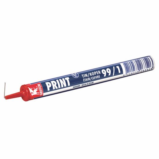 Afbeeldingen van Draadsoldeer print tin/koper 99-1 ø7MM 4M