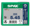 Afbeeldingen van SPAX Spaanplaatschroef verzonkenkop WIROX voldraad PZ2 5X45MM