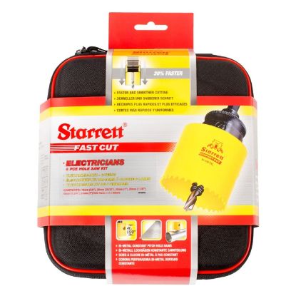 Afbeeldingen van STARRETT Gatzagenset Elektricien KFC06021 8x