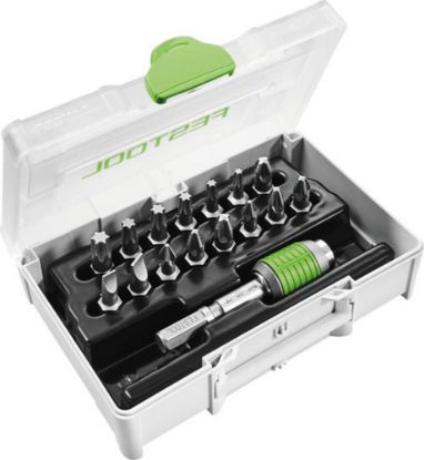 Afbeeldingen van FESTOOL Bitset SYS3XXS CENTROTEC-MX BHS 60 in systainer 16x