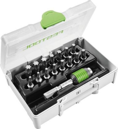 Afbeeldingen van FESTOOL Bitset SYS3XXS CENTROTEC-TX BHS 60 in systainer 16x