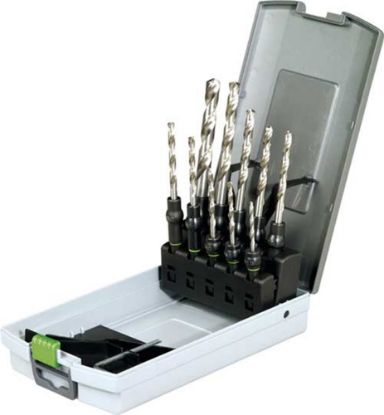 Afbeeldingen van FESTOOL Borenset HSS CENTROTEC 3-10MM 10x