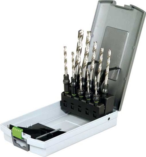 Afbeeldingen van FESTOOL Borenset HSS CENTROTEC 3-10MM 10x