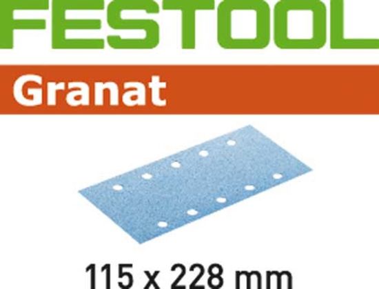 Afbeeldingen van FESTOOL Schuurpapier Granat STF 115X228MM P100