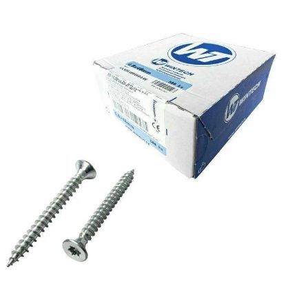 Afbeeldingen van WINTECH spaanplaatschroef platkop verzinkt TX25 5X50MM