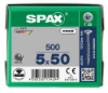Afbeeldingen van SPAX Spaanplaatschroef verzonkenkop WIROX deeldraad T20 5X50MM