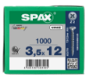 Afbeeldingen van SPAX Spaanplaatschroef verzonkenkop WIROX voldraad PZ2 3,5X12MM