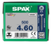 Afbeeldingen van SPAX Spaanplaatschroef verzonkenkop WIROX voldraad PZ2 4X60MM